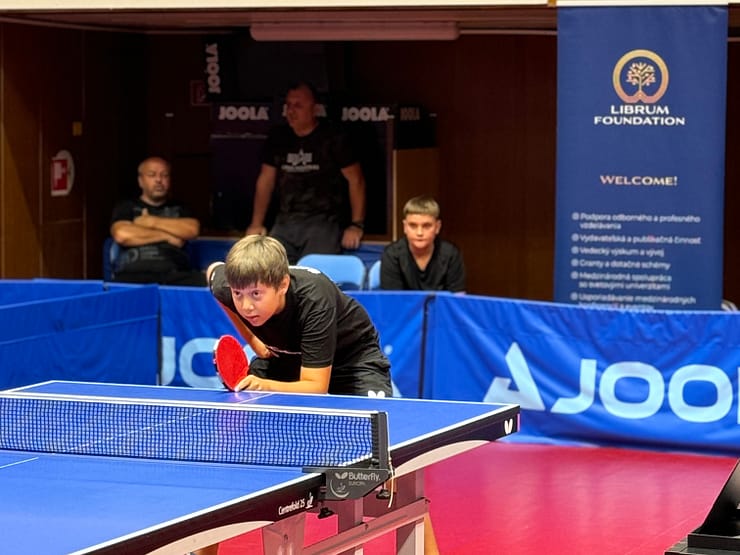 Zdravie pohybom - Librum foundation podporilo stolnotenisový turnaj detí a mládeže