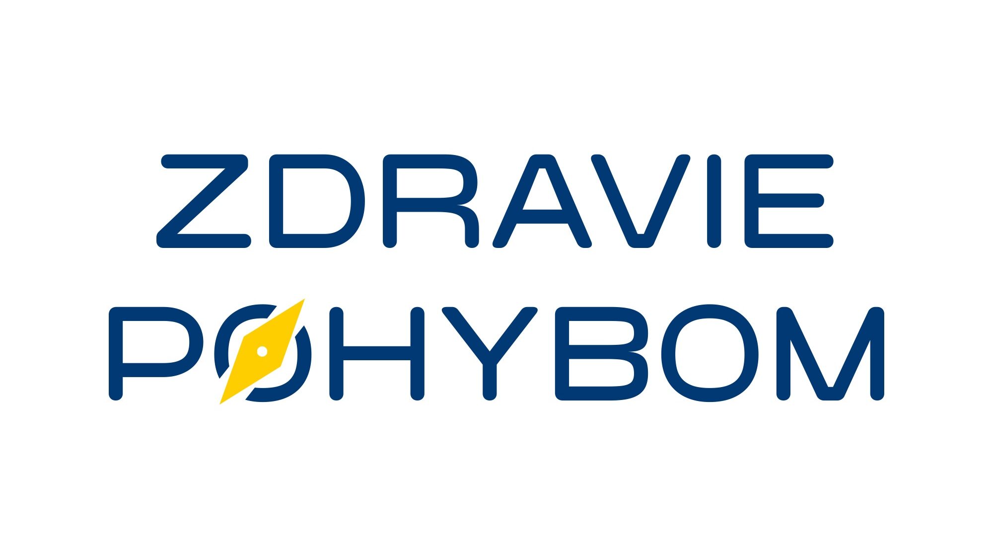 LOGO Zdravie pohybom bielo-modré