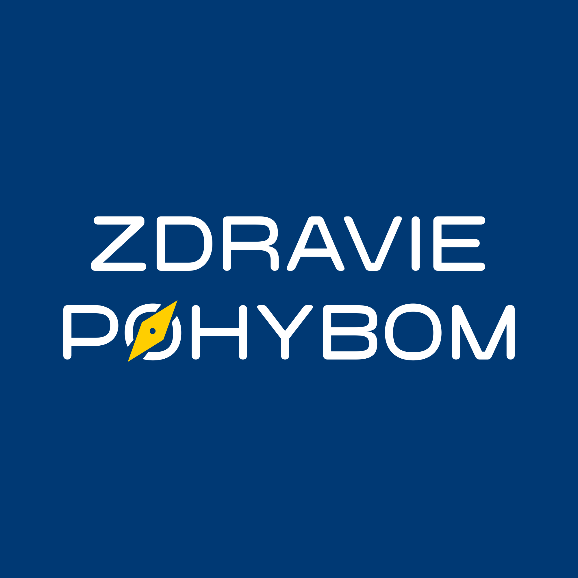 Zdravie pohybom LOGO modré